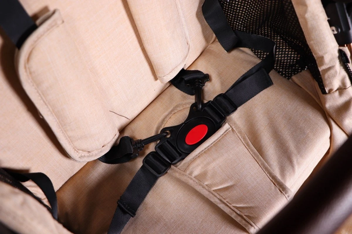 Ding Juna Kinderwagen 3 In 1 - Beige/Rose - Combi Kinderwagen Incl. Autostoel 16 Ding Juna Kinderwagen 3 In 1 - Beige/Rose - Combi Kinderwagen Incl. Autostoel - Afbeelding 16