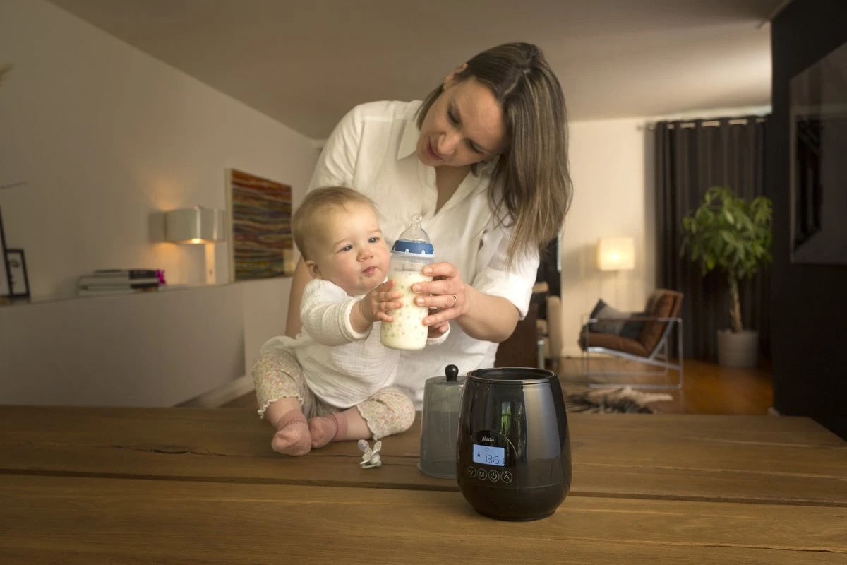 Alecto BW700BK - Snelle Digitale Flessenwarmer 500W Voor Opwarmen, Steriliseren En Ontdooien - Inclusief Stoomkap - Bediening Via Display - Zwart 13 Alecto BW700BK - Snelle Digitale Flessenwarmer 500W Voor Opwarmen, Steriliseren En Ontdooien - Inclusief Stoomkap - Bediening Via Display - Zwart - Afbeelding 13