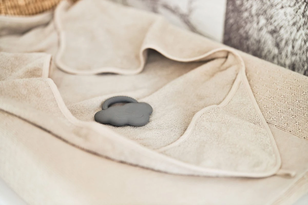 Jollein Badcape Badstof 75x75cm - Nougat 15 Jollein Badcape Badstof 75x75cm - Nougat - Afbeelding 15