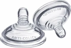 Tommee Tippee Advanced Anti-Colic Zuigfles Spenen, Borst-achtig, Zacht Silicone, Normale Uitstroomsnelheid, 3m+, Verpakking Van 2 -Babyproducten Winkel 1200x807 6