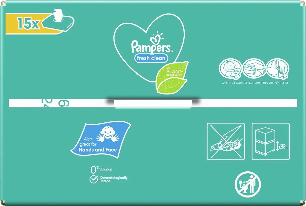 Pampers® Pampers - Fresh Clean - Billendoekjes - 3600 Doekjes - 45 X 80 2 Pampers® Pampers - Fresh Clean - Billendoekjes - 3600 Doekjes - 45 X 80 - Afbeelding 2