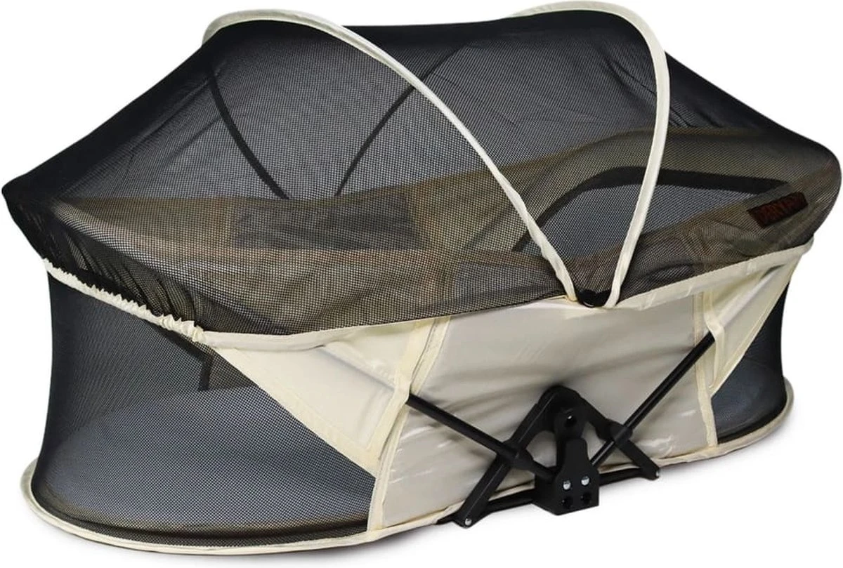 Deryan Infant Deluxe BabyBox Campingbedje - Cream + Inclusief Matras En Klamboe 10 Deryan Infant Deluxe BabyBox Campingbedje - Cream + Inclusief Matras En Klamboe - Afbeelding 10