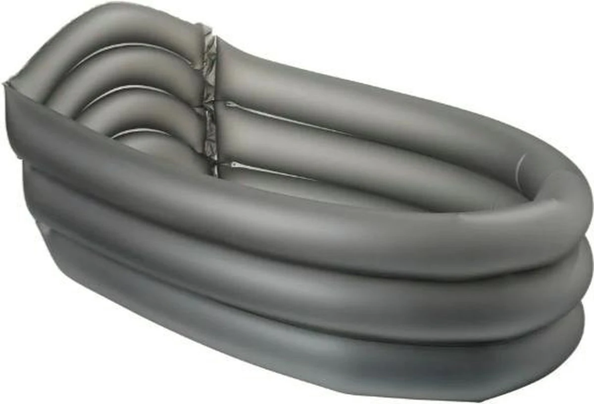 Bambino© Opblaasbaar Babybad - Donkergrijs - 78 X 52 X 30 Cm | Ideaal Voor Op Reis | 0-12 Maanden 1 Bambino© Opblaasbaar Babybad - Donkergrijs - 78 X 52 X 30 Cm | Ideaal Voor Op Reis | 0-12 Maanden