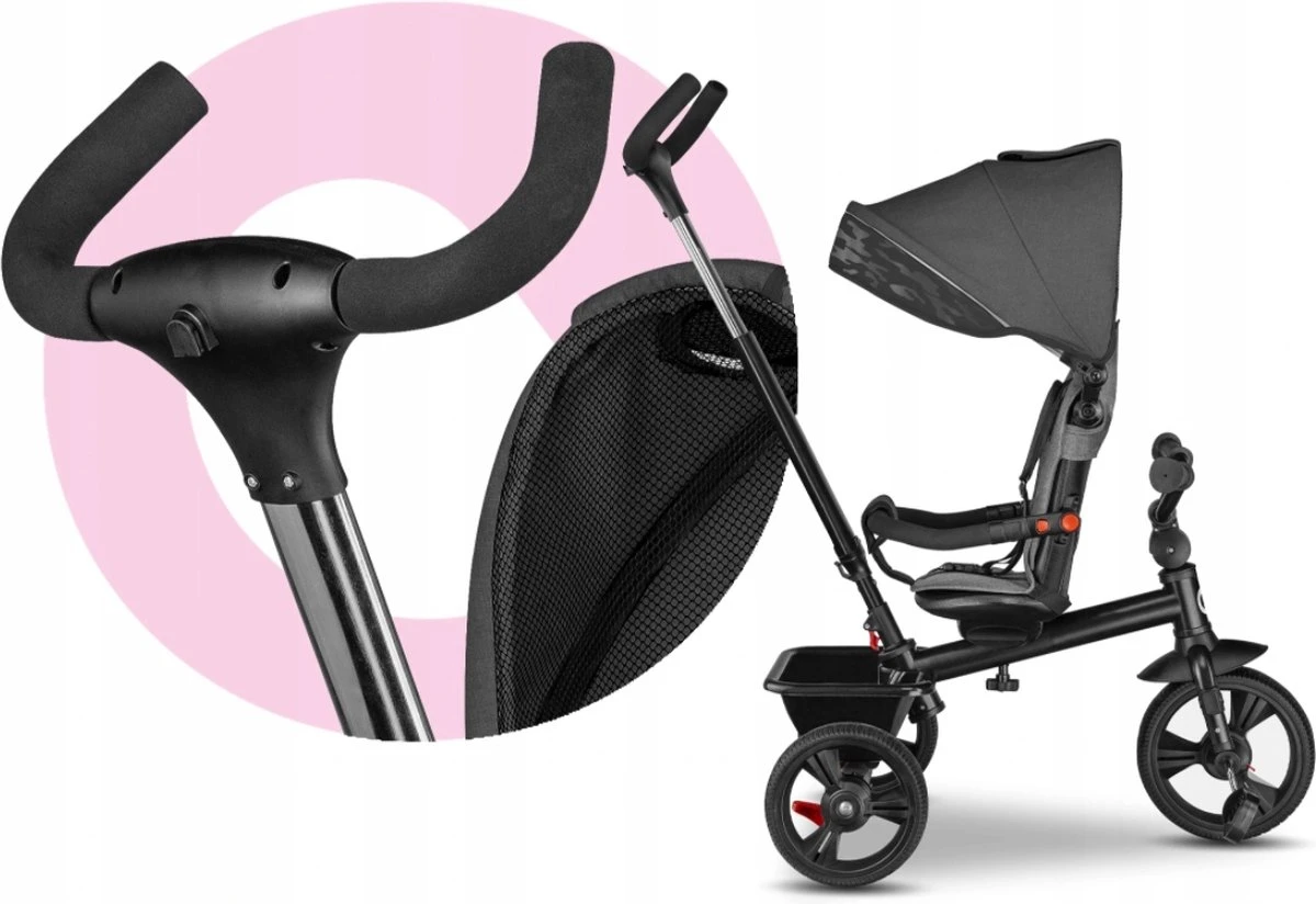Merkloos Kinderwagen - 3 In 1 Kinderwagen - Duwfiets - Driewieler - Tot 25 Kg - Tot 36+ Maanden - Met Duwstang - Kinder Wagen - Kinder Driewieler - Buggy - Duwfiets 7 Merkloos Kinderwagen - 3 In 1 Kinderwagen - Duwfiets - Driewieler - Tot 25 Kg - Tot 36+ Maanden - Met Duwstang - Kinder Wagen - Kinder Driewieler - Buggy - Duwfiets - Afbeelding 7