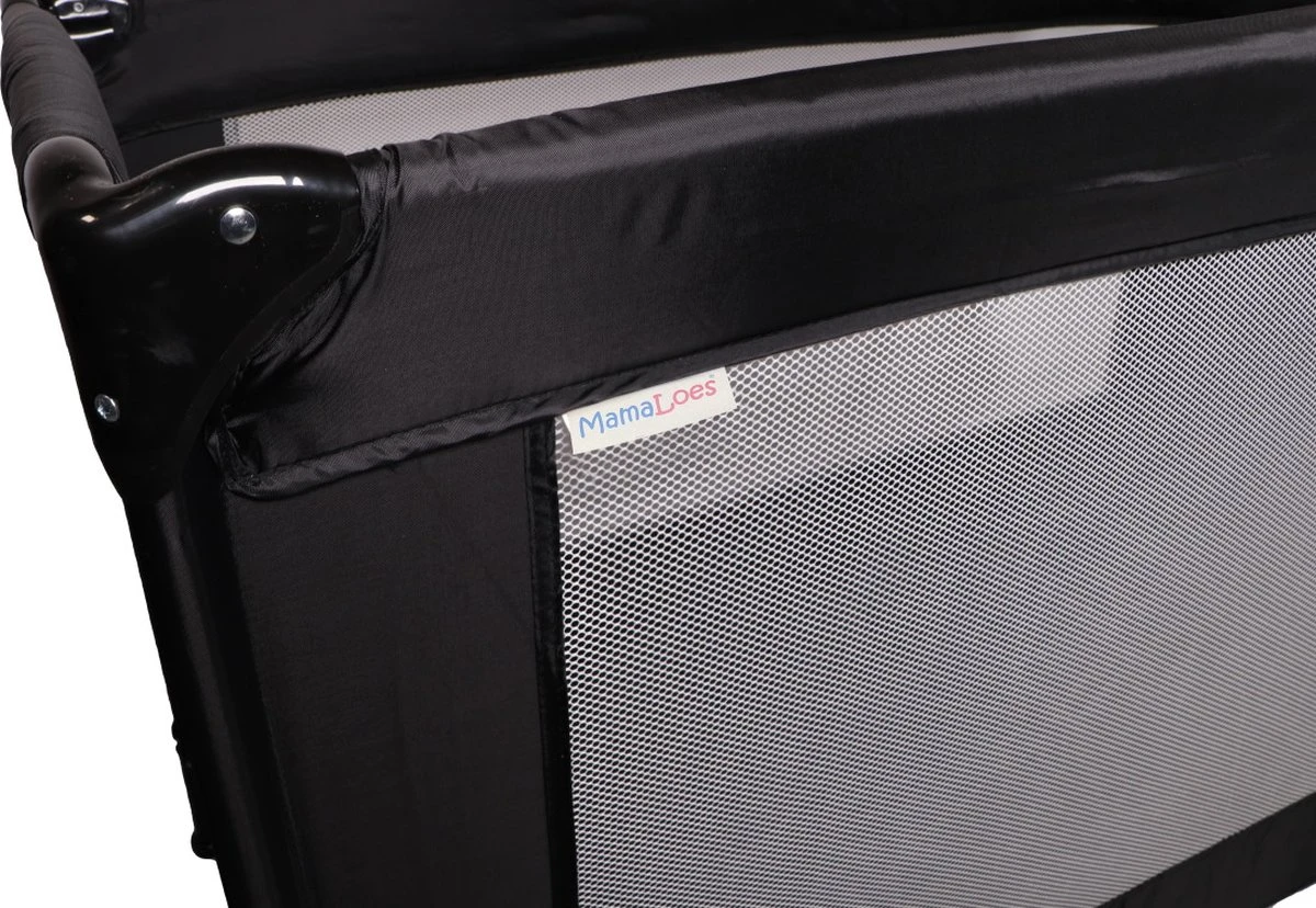 MamaLoes Zwart Campingbed ML030101 5 MamaLoes Zwart Campingbed ML030101 - Afbeelding 5
