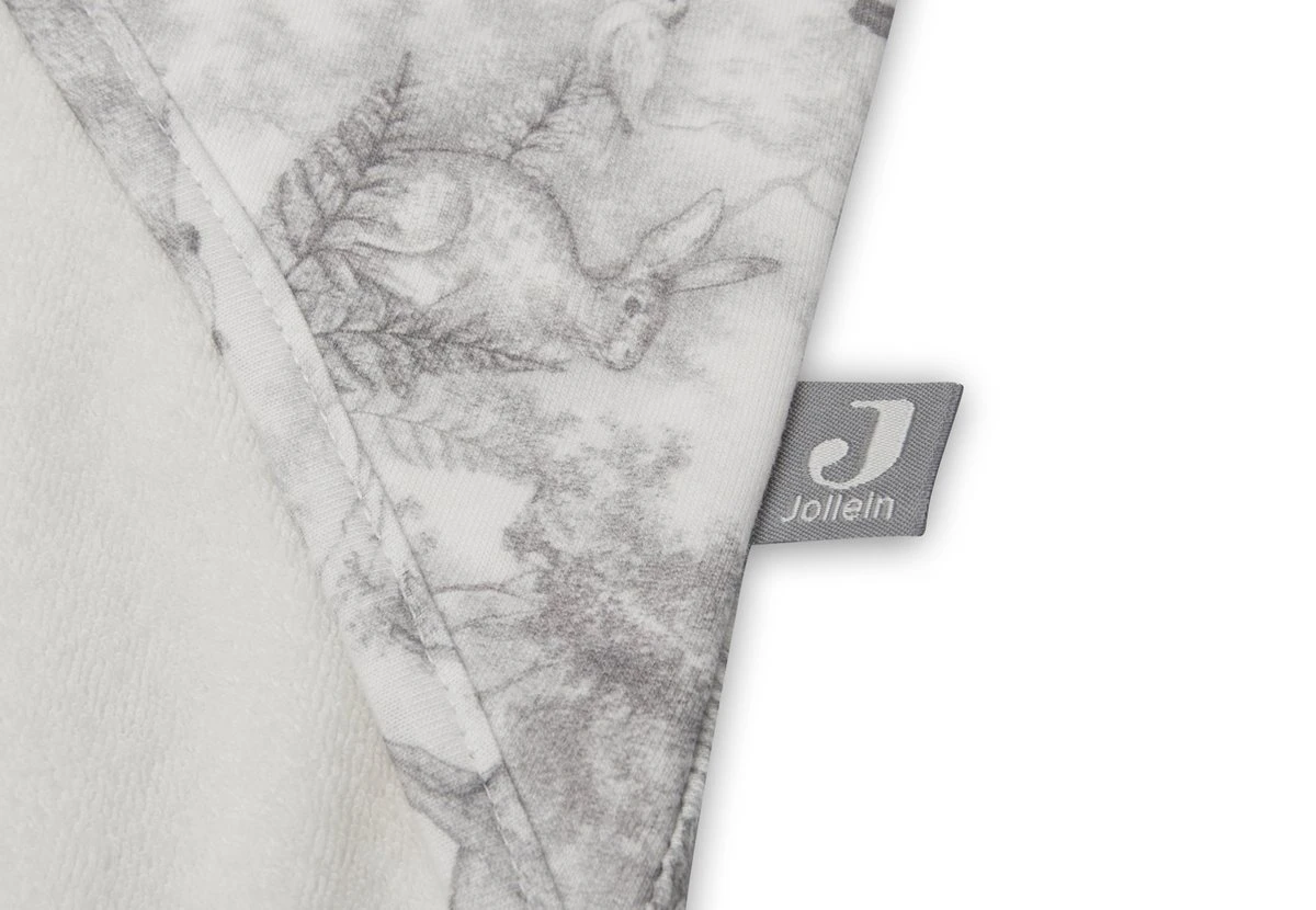 Jollein Badcape 75x75cm Pimpelmees - Forest Animals 7 Jollein Badcape 75x75cm Pimpelmees - Forest Animals - Afbeelding 7