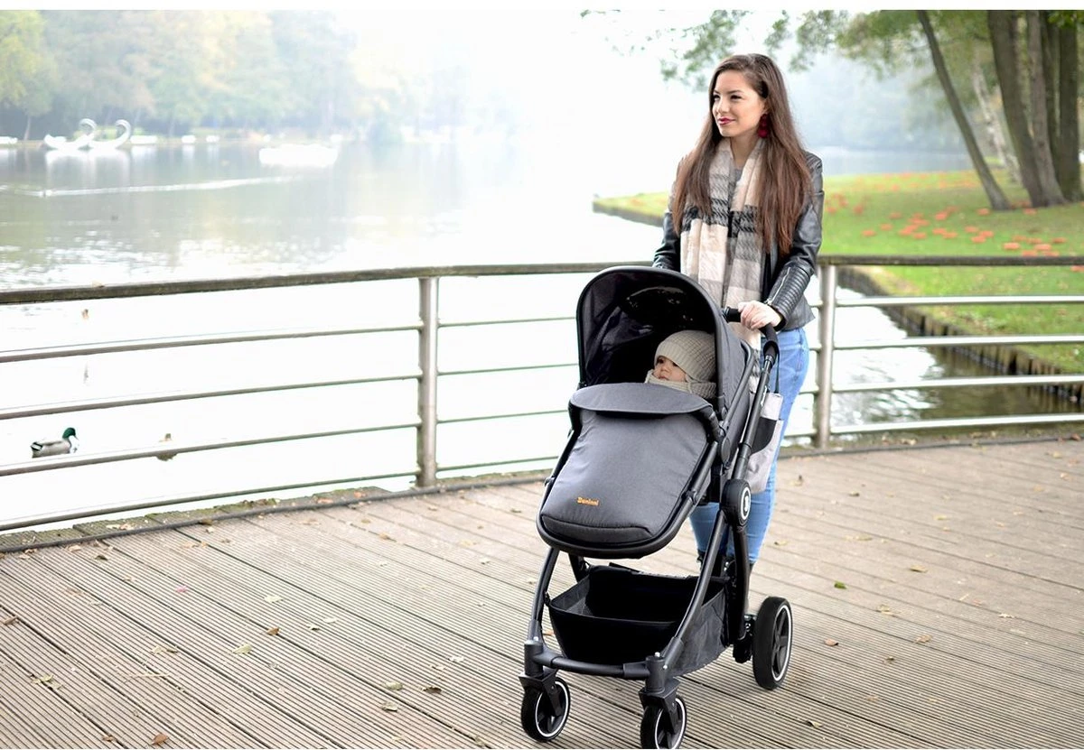 Baninni Kinderwagen Otto 3 In 1 Olive Green 2 Baninni Kinderwagen Otto 3 In 1 Olive Green - Afbeelding 2