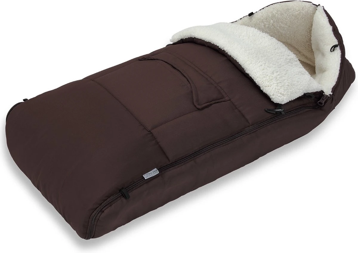 Monzana Voetenzak - Voor Kinderwagen Of Stoeltje - 93x56cm Bruin 1 Monzana Voetenzak - Voor Kinderwagen Of Stoeltje - 93x56cm Bruin