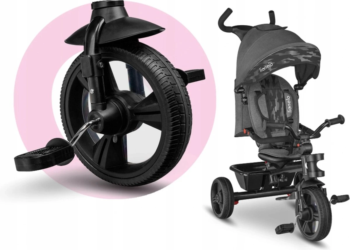 Merkloos Kinderwagen - 3 In 1 Kinderwagen - Duwfiets - Driewieler - Tot 25 Kg - Tot 36+ Maanden - Met Duwstang - Kinder Wagen - Kinder Driewieler - Buggy - Duwfiets 3 Merkloos Kinderwagen - 3 In 1 Kinderwagen - Duwfiets - Driewieler - Tot 25 Kg - Tot 36+ Maanden - Met Duwstang - Kinder Wagen - Kinder Driewieler - Buggy - Duwfiets - Afbeelding 3