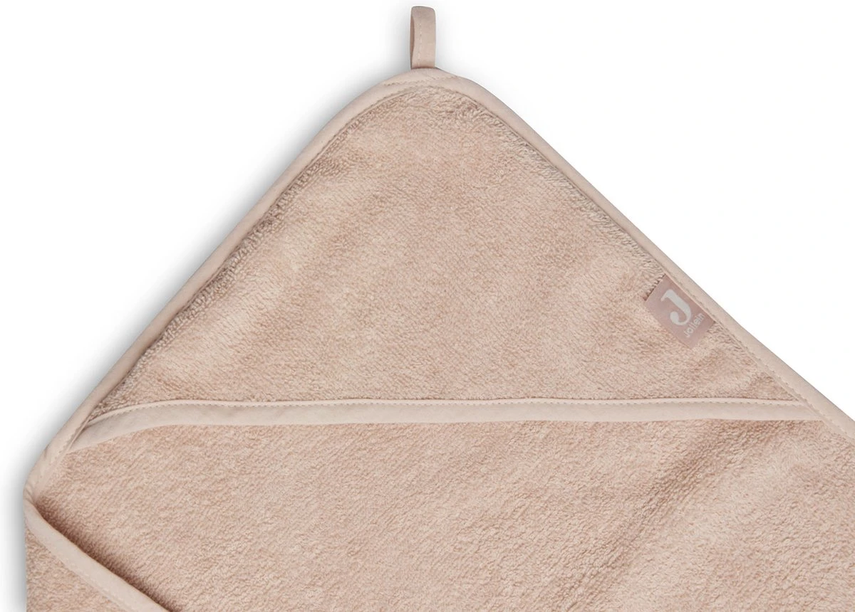 Jollein Badcape Badstof 75x75cm - Pale Pink 13 Jollein Badcape Badstof 75x75cm - Pale Pink - Afbeelding 13