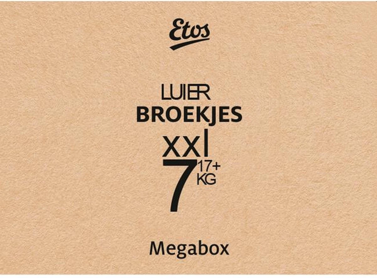 Etos Woezel & Pip Luierbroekjes - XXL - Maat 7 - 17+ Kg - 54 Stuks (3 X 18 Stuks) 2 Etos Woezel & Pip Luierbroekjes - XXL - Maat 7 - 17+ Kg - 54 Stuks (3 X 18 Stuks) - Afbeelding 2