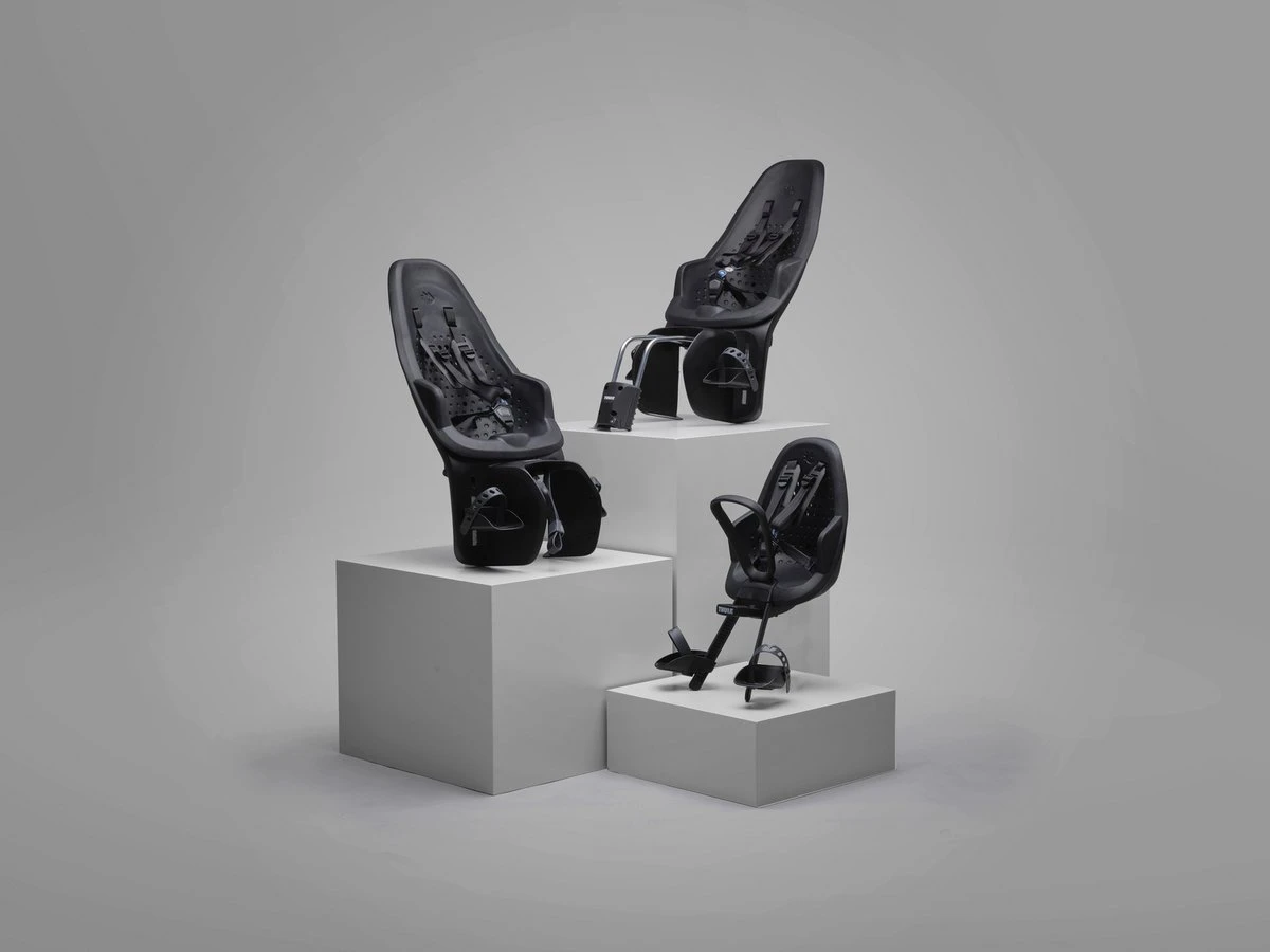 Thule Yepp 2 Maxi Fietsstoeltje - Dragerbevestiging - Zwart 4 Thule Yepp 2 Maxi Fietsstoeltje - Dragerbevestiging - Zwart - Afbeelding 4