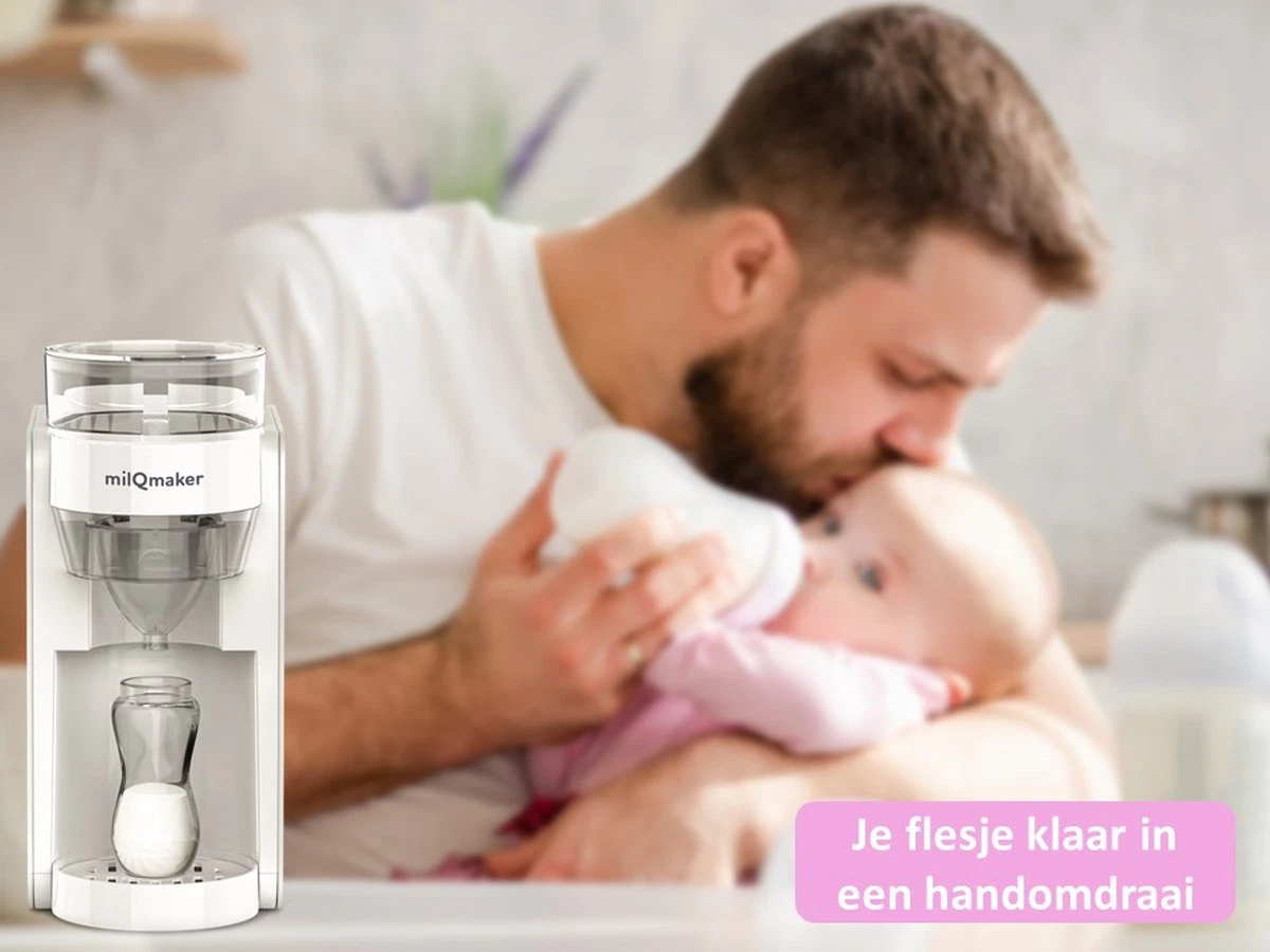 MilQmaker Flesvoeding Apparaat - Baby Milk Maker - Flessenwarmer/Fles Verwarmer - Baby Fles Maker - Baby Senseo - Baby Melk Machine - TÜV Gecertificeerd - Milkmaker 6 MilQmaker Flesvoeding Apparaat - Baby Milk Maker - Flessenwarmer/Fles Verwarmer - Baby Fles Maker - Baby Senseo - Baby Melk Machine - TÜV Gecertificeerd - Milkmaker - Afbeelding 6
