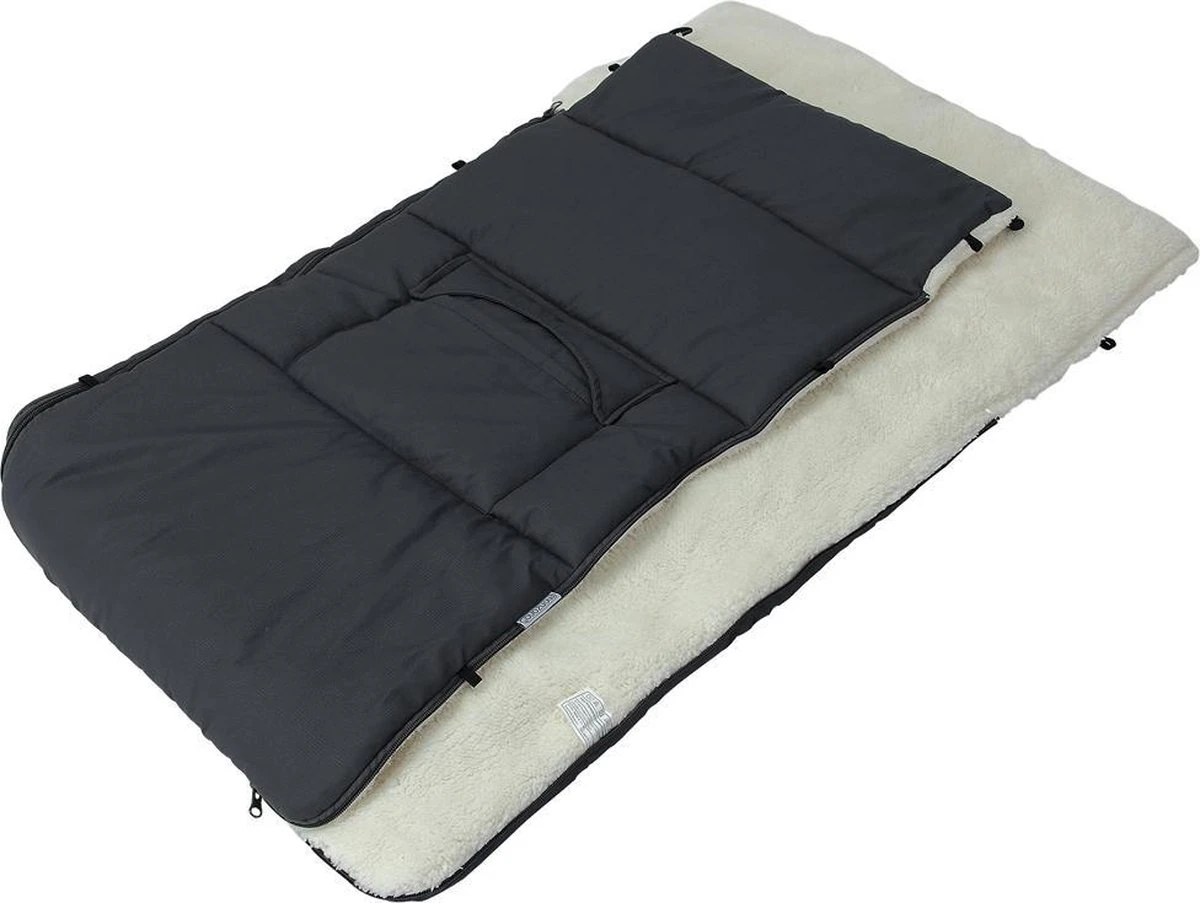 Monzana Voetenzak - Voor Kinderwagen Of Stoeltje - 93x56cm Grijs 8 Monzana Voetenzak - Voor Kinderwagen Of Stoeltje - 93x56cm Grijs - Afbeelding 8