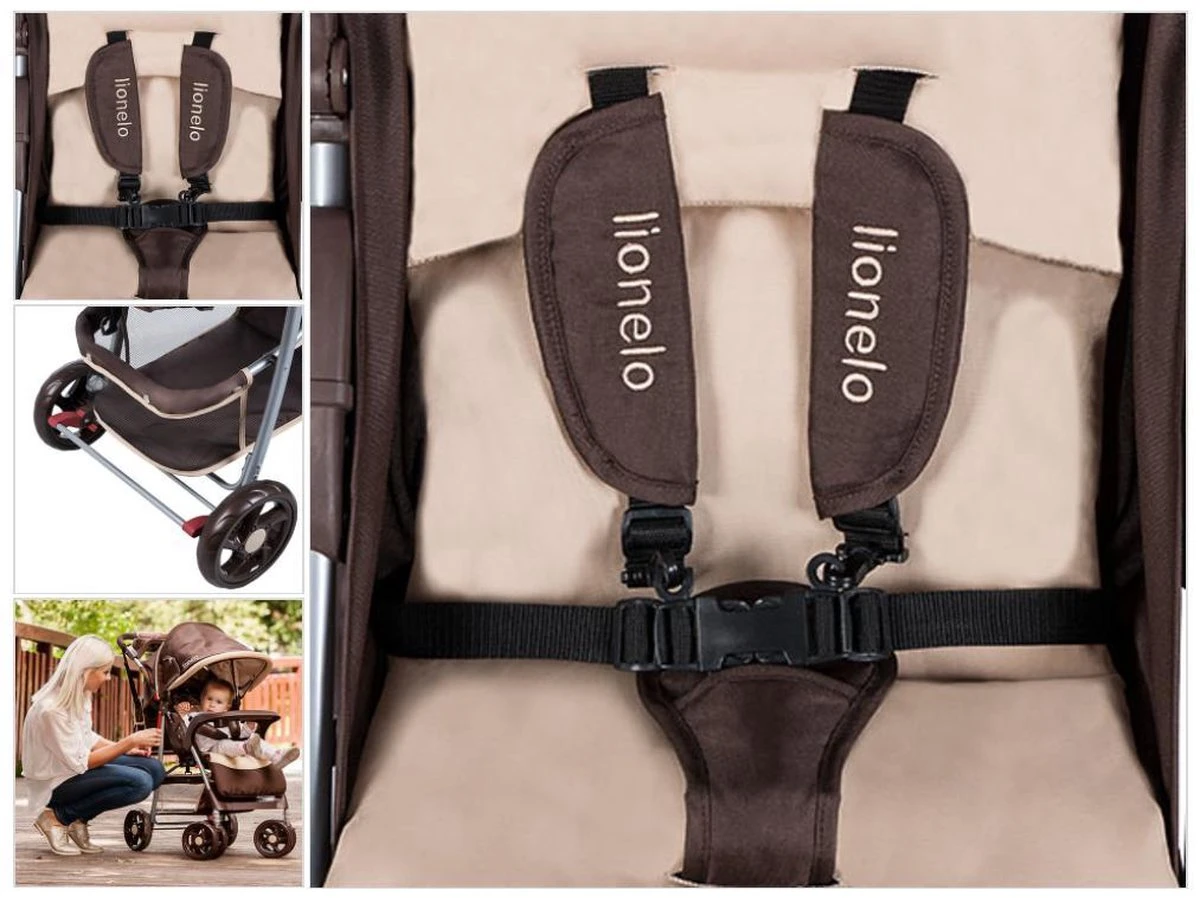 Lionelo Emma Plus – Kinderwagen - Blauw Scandi - 6 Maanden Tot 5 Jaar 5 Lionelo Emma Plus – Kinderwagen - Blauw Scandi - 6 Maanden Tot 5 Jaar - Afbeelding 5