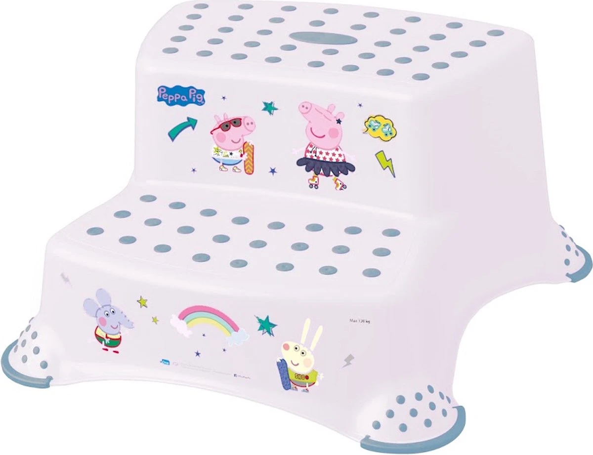 Keeeper Peppa Pig Wit 2 Treden Opstapje 1003251919400 1 Keeeper Peppa Pig Wit 2 Treden Opstapje 1003251919400