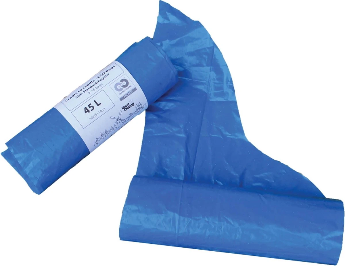 DiaperChamp ECO 45L Standaard Zak Voor Luieremmer Regular 2118 1 DiaperChamp ECO 45L Standaard Zak Voor Luieremmer Regular 2118