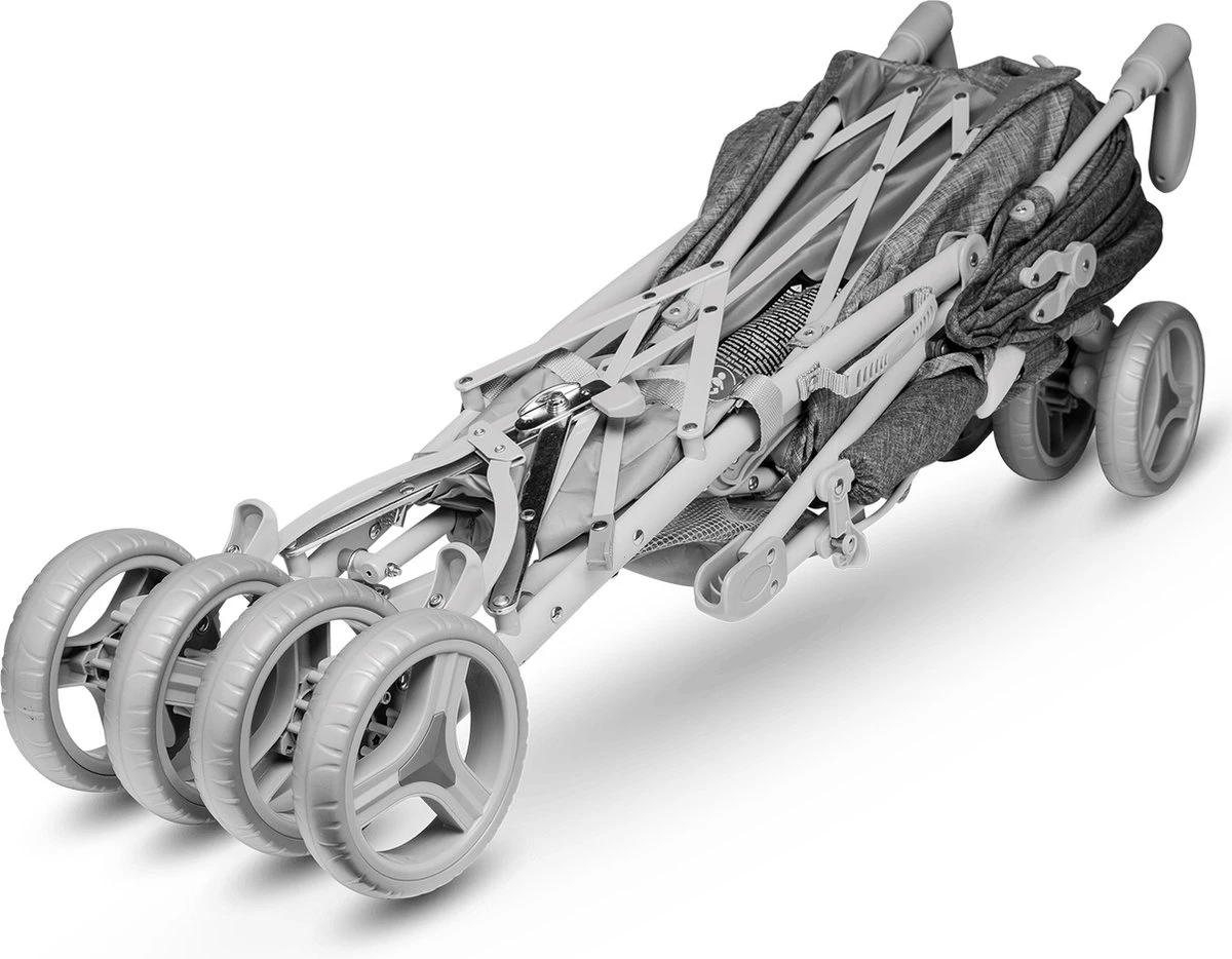 Lionelo Irma - Buggy - Wandelwagen- Lichte 7kg - Tot 15 Kg - Geveerde Wielen - 360° - Tot 5 Jaar - Opbergmand - Verstelbare Handgreep - Snel Inklapsysteem - Compact Formaat 9 Lionelo Irma - Buggy - Wandelwagen- Lichte 7kg - Tot 15 Kg - Geveerde Wielen - 360° - Tot 5 Jaar - Opbergmand - Verstelbare Handgreep - Snel Inklapsysteem - Compact Formaat - Afbeelding 9