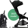 Hamilton By Yoop X1 Plus Buggy – Nieuw, Hoger, Uitgebreider 2023 Model – Premium Stroller Met One Hand Folding Technologie – Zwart – Lichte, Verstelbare En Wendbare Kinderwagen Met Vele Gemakken
