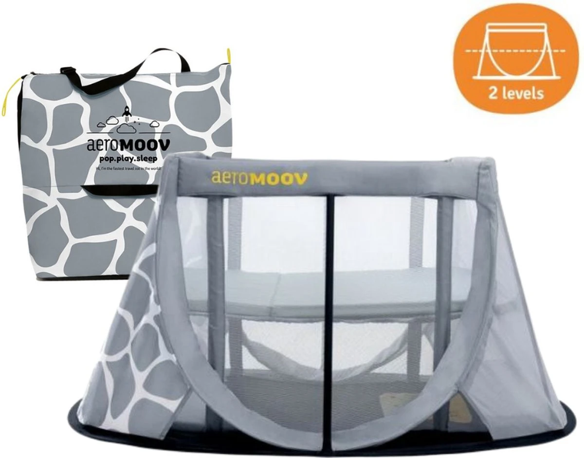 AeroMoov Instant Travel Cot Reisbed - Giraph Sky 18 AeroMoov Instant Travel Cot Reisbed - Giraph Sky - Afbeelding 18