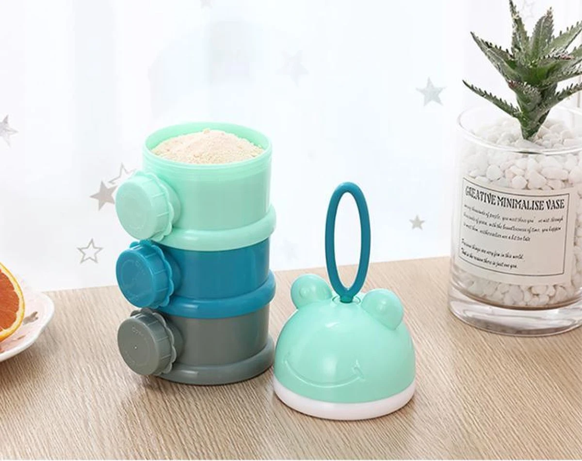Melkpoeder Toren - Babyvoeding Bewaarbakjes - Melkpoeder Doseerdoosjes - Kraam Cadeau - BPA Vrij / GROEN 5 Melkpoeder Toren - Babyvoeding Bewaarbakjes - Melkpoeder Doseerdoosjes - Kraam Cadeau - BPA Vrij / GROEN - Afbeelding 5