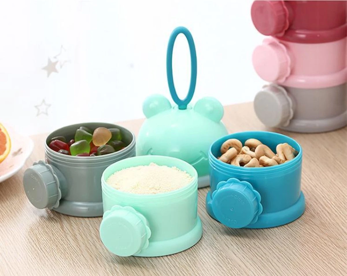 Melkpoeder Toren - Babyvoeding Bewaarbakjes - Melkpoeder Doseerdoosjes - Kraam Cadeau - BPA Vrij / ROZE 4 Melkpoeder Toren - Babyvoeding Bewaarbakjes - Melkpoeder Doseerdoosjes - Kraam Cadeau - BPA Vrij / ROZE - Afbeelding 4