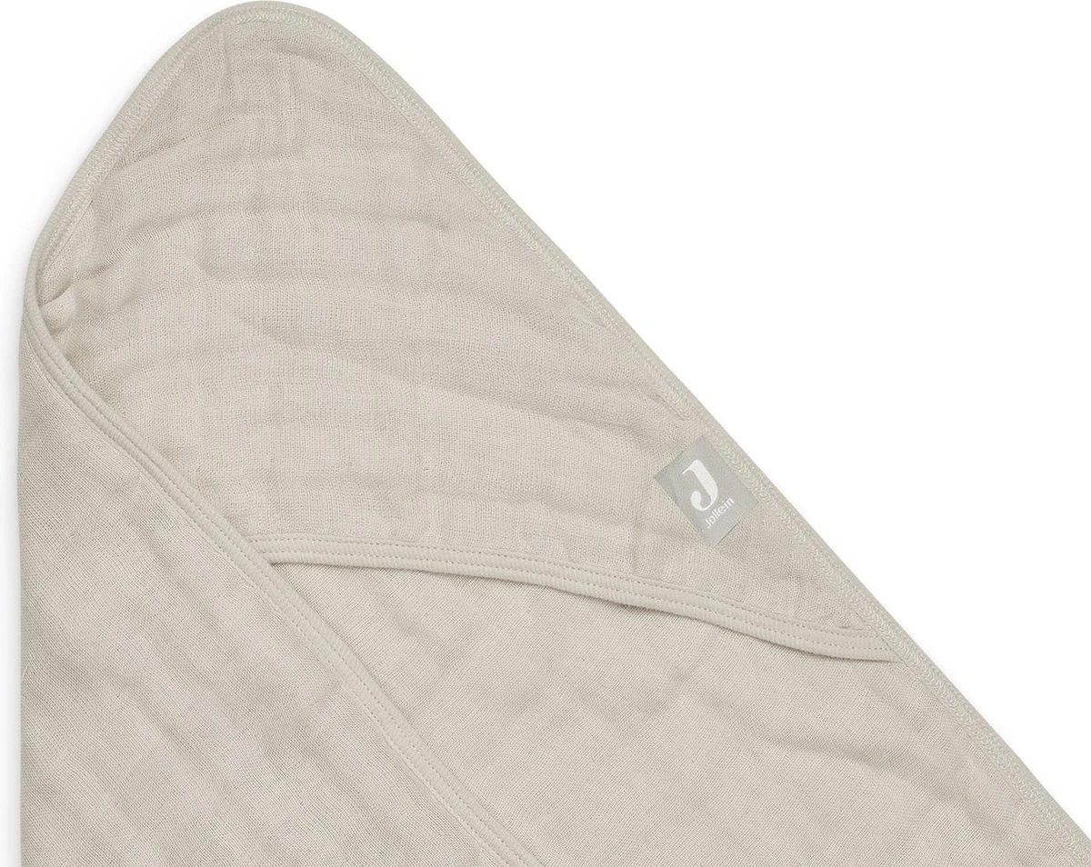 Jollein Badcape Wrinkled 75x75cm - Nougat 2 Jollein Badcape Wrinkled 75x75cm - Nougat - Afbeelding 2