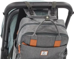Brisby Slijtvaste Luiertas – Verzorgingstas – Met Buggymontage -Donkergrijs -Babyproducten Winkel 1200x955 4