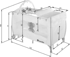 Tectake - Reisbedje Babybed Campingbed Dodo - 132x75x104cm Incl. Aankleedkussen En Draagtas - Bruin - 402203 14 Tectake - Reisbedje Babybed Campingbed Dodo - 132x75x104cm Incl. Aankleedkussen En Draagtas - Bruin - 402203 -Babyproducten Winkel 1200x972 1
