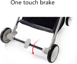 WOOSH New Buggy - Antraciet - One Hand Folding - 3 Slaapstanden - Wandelwagen Tot 25 Kg - Gratis Extra's -Babyproducten Winkel 1200x990 6