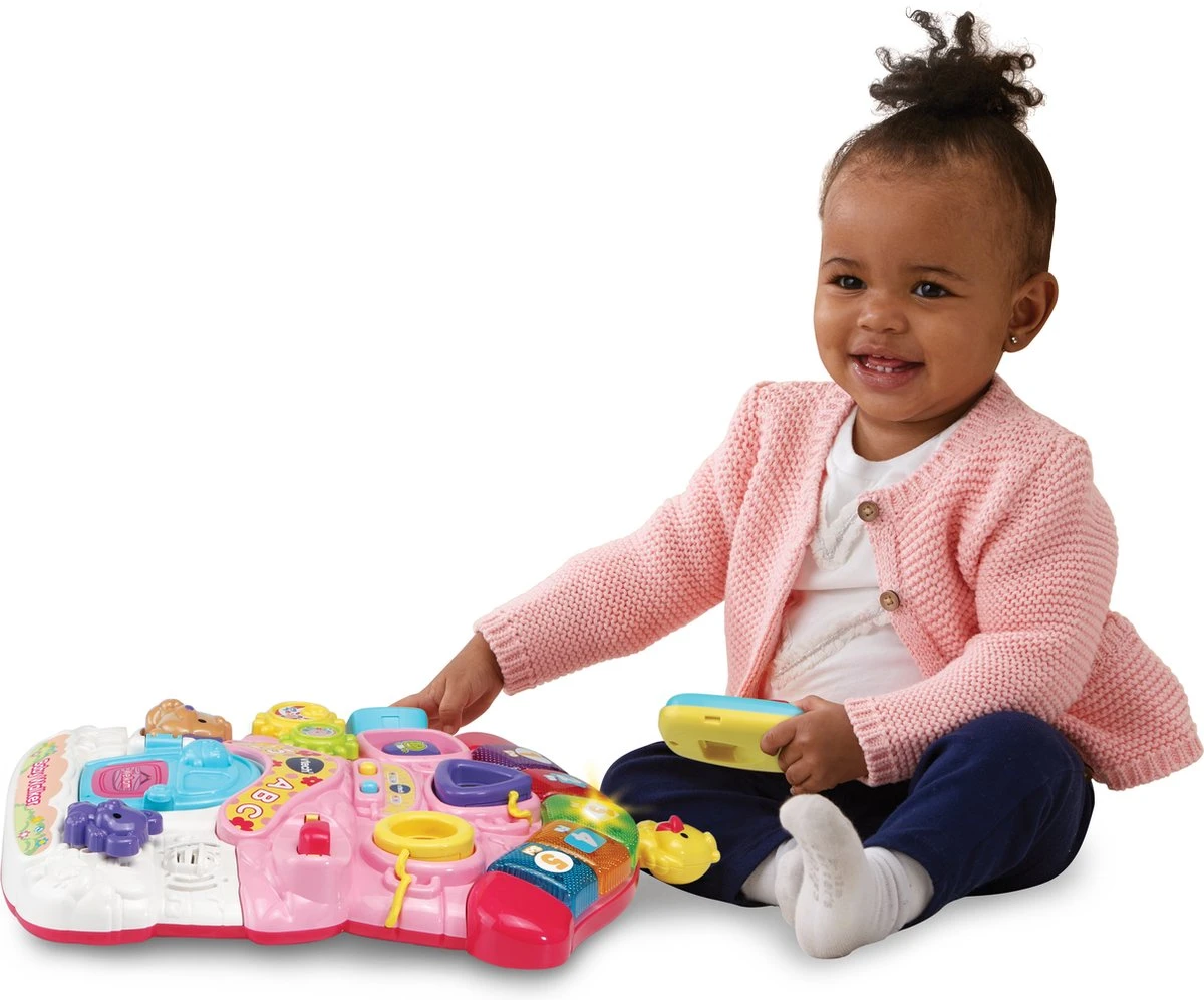 VTech 2 In 1 Baby Walker - Educatief Babyspeelgoed - Roze - 9 Tot 36 Maanden 4 VTech 2 In 1 Baby Walker - Educatief Babyspeelgoed - Roze - 9 Tot 36 Maanden - Afbeelding 4