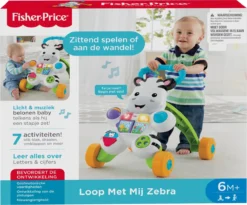 Fisher Price Fisher-Price Loop Met Mij Zebra - Looptrainer 36 Fisher Price Fisher-Price Loop Met Mij Zebra - Looptrainer -Babyproducten Winkel 1200x997 4