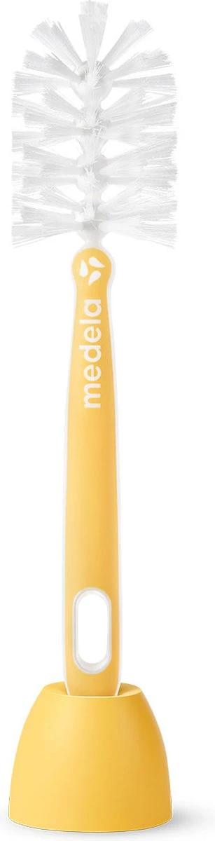 Medela Quick Clean Flessenborstel Met Speenreiniger En Standaard - Flexibele Borstel - Hygiënisch Wegzetten 1 Medela Quick Clean Flessenborstel Met Speenreiniger En Standaard - Flexibele Borstel - Hygiënisch Wegzetten