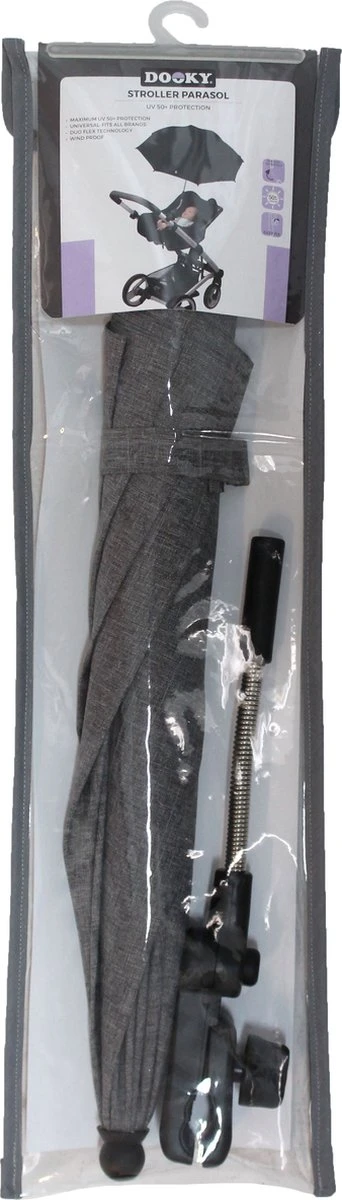 Dooky Parasol Kinderwagen Grijs Gemêleerd 8 Dooky Parasol Kinderwagen Grijs Gemêleerd - Afbeelding 8