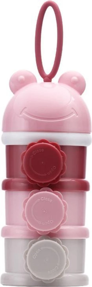 Melkpoeder Toren - Babyvoeding Bewaarbakjes - Melkpoeder Doseerdoosjes - Kraam Cadeau - BPA Vrij / ROZE 1 Melkpoeder Toren - Babyvoeding Bewaarbakjes - Melkpoeder Doseerdoosjes - Kraam Cadeau - BPA Vrij / ROZE
