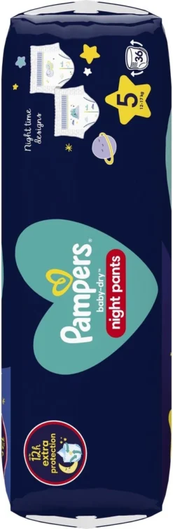 Pampers® Pampers - Night Pants - Maat 5 - Small Pack - 36 Luierbroekjes 17 Pampers® Pampers - Night Pants - Maat 5 - Small Pack - 36 Luierbroekjes -Babyproducten Winkel 394x1200