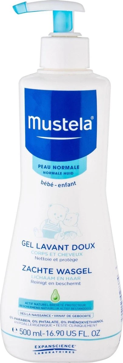 Mustela Baby Zachte Wasgel - 500 Ml 1 Mustela Baby Zachte Wasgel - 500 Ml