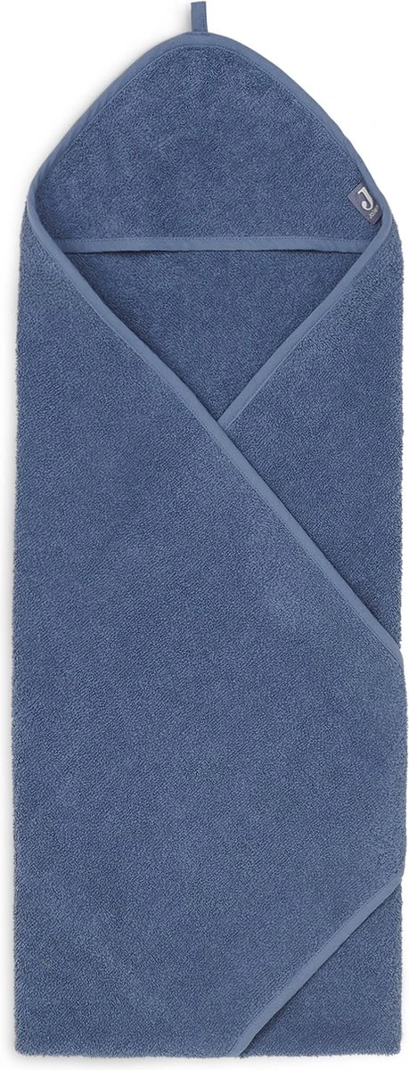 Jollein Badcape Badstof 75x75cm - Jeans Blue 7 Jollein Badcape Badstof 75x75cm - Jeans Blue - Afbeelding 7