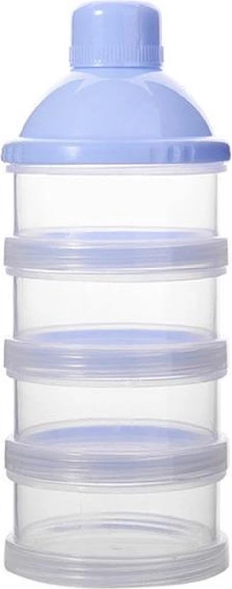 Merkloos Melkpoeder Doseerdoosje - BPA Vrij - Blauw - 4 Lagen -Melkpoeder Toren - Babypoeder Bewaarbakje - Reisbox - Dispenser - Poedertoren 1 Merkloos Melkpoeder Doseerdoosje - BPA Vrij - Blauw - 4 Lagen -Melkpoeder Toren - Babypoeder Bewaarbakje - Reisbox - Dispenser - Poedertoren