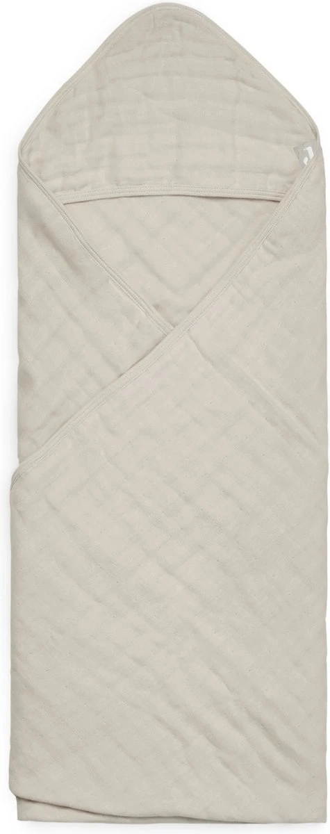 Jollein Badcape Wrinkled 75x75cm - Nougat 6 Jollein Badcape Wrinkled 75x75cm - Nougat - Afbeelding 6