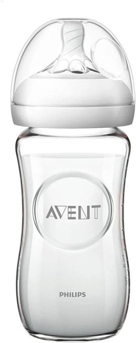Philips Avent Glazen SCF053/17 - Natural-babyfles - 1m+ - 240ml 1 Philips Avent Glazen SCF053/17 - Natural-babyfles - 1m+ - 240ml