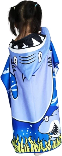 JAXY Badcape Baby - Badcape - Baby Badjas - Omslagdoek - Omslagdoek - Baby Handdoek Met Capuchon - Strandhanddoek - Badponcho - Poncho Handdoek - Microfiber - 60x90cm - Haai 7 JAXY Badcape Baby - Badcape - Baby Badjas - Omslagdoek - Omslagdoek - Baby Handdoek Met Capuchon - Strandhanddoek - Badponcho - Poncho Handdoek - Microfiber - 60x90cm - Haai -Babyproducten Winkel 479x1200
