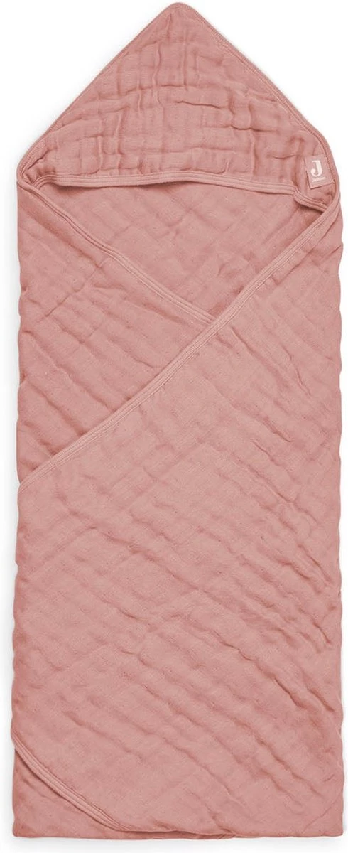 Jollein Badcape Wrinkled 75x75cm - Nougat 7 Jollein Badcape Wrinkled 75x75cm - Nougat - Afbeelding 7