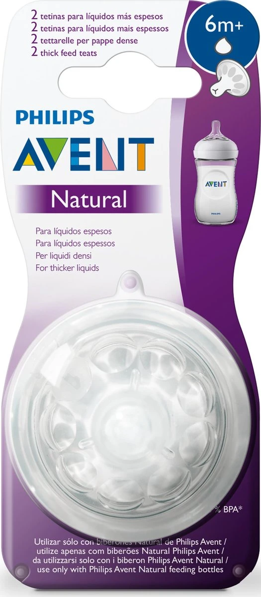 Philips Avent SCF046/27 Natural Speen - 6m+ - 2stuks 6 Philips Avent SCF046/27 Natural Speen - 6m+ - 2stuks - Afbeelding 6