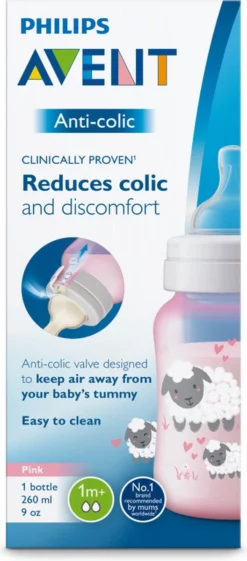 Philips Avent Anti-colic SCF821/14 - Babyfles (260 Ml) - 1 Stuk - Roze 21 Philips Avent Anti-colic SCF821/14 - Babyfles (260 Ml) - 1 Stuk - Roze -Babyproducten Winkel 528x1200 1