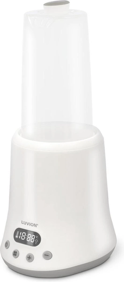 Luvion Eco Fast Deluxe 4 In 1 Flessenwarmer - Verwarmt Zeer Snel - Steriliseren Met Stoomkap - Warmhouden En Ontdooien 4 Luvion Eco Fast Deluxe 4 In 1 Flessenwarmer - Verwarmt Zeer Snel - Steriliseren Met Stoomkap - Warmhouden En Ontdooien - Afbeelding 4