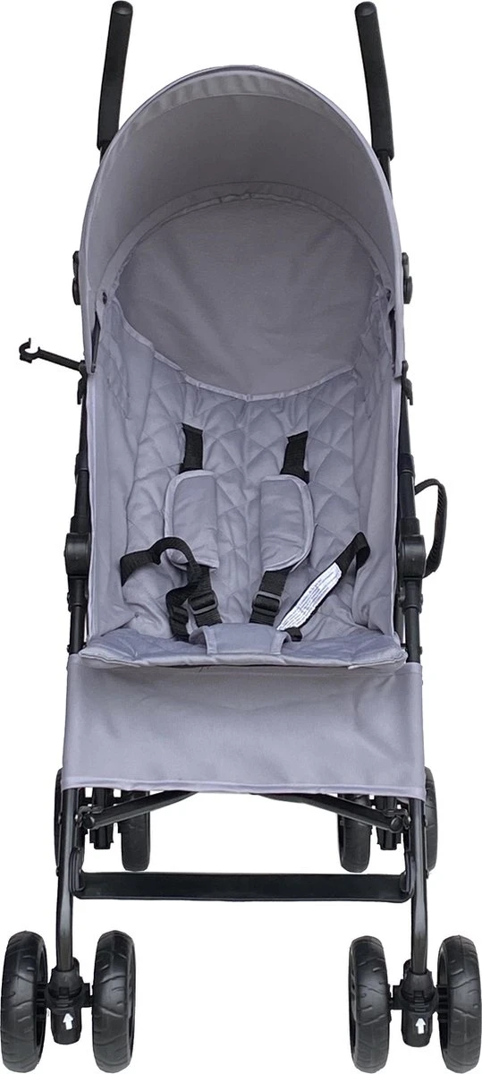 Cabino Buggy Plooibuggy Lichtgewicht Multi Standen Comfortabele Rugleuning & Tot 22 Kg Stone Grey 4 Cabino Buggy Plooibuggy Lichtgewicht Multi Standen Comfortabele Rugleuning & Tot 22 Kg Stone Grey - Afbeelding 4