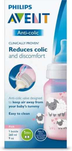 Philips Avent Anti-colic SCF821/14 - Babyfles (260 Ml) - 1 Stuk - Roze 18 Philips Avent Anti-colic SCF821/14 - Babyfles (260 Ml) - 1 Stuk - Roze -Babyproducten Winkel 577x1200 3