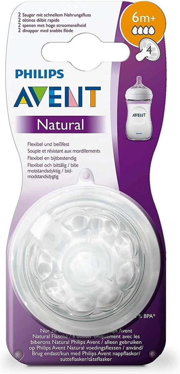 Philips Avent SCF044/27 Natural Speen - 6m+ - 2 Stuks 13 Philips Avent SCF044/27 Natural Speen - 6m+ - 2 Stuks - Afbeelding 13