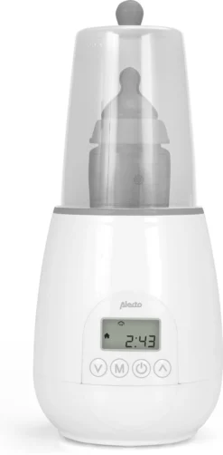 Alecto BW-700 - Snelle Digitale Flessenwarmer 500W Voor Opwarmen, Steriliseren En Ontdooien - Inclusief Stoomkap - Bediening Via Display - Wit -Babyproducten Winkel 590x1200 1